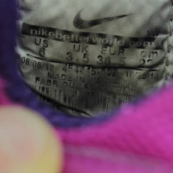 Nike pink lightweight running shoes women's 6 running exercise hiking athleisure - Picture 4 of 4